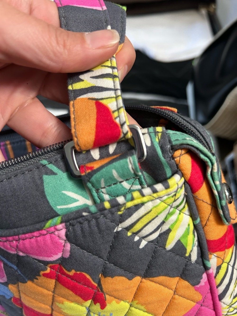 Vera Bradley jazzy bloom Crossbody messenger Bag - Picture 10 of 14